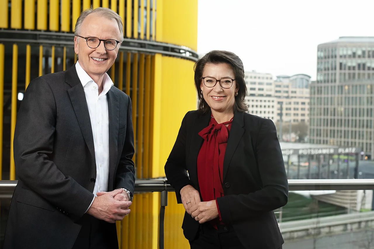 Kai Ostermann, Präsident, und Dr. Claudia Conen, Hauptgeschäftsführerin
