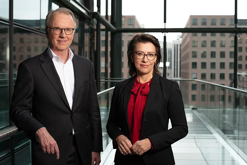Kai Ostermann, Präsident, und Dr. Claudia Conen, Hauptgeschäftsführerin